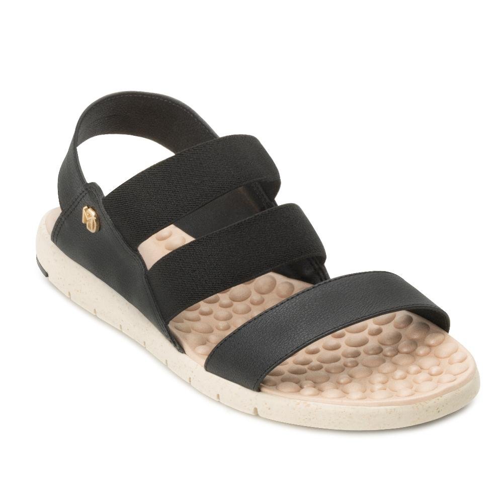 Sandália Modare MD25-71622 Preto/Bege 1