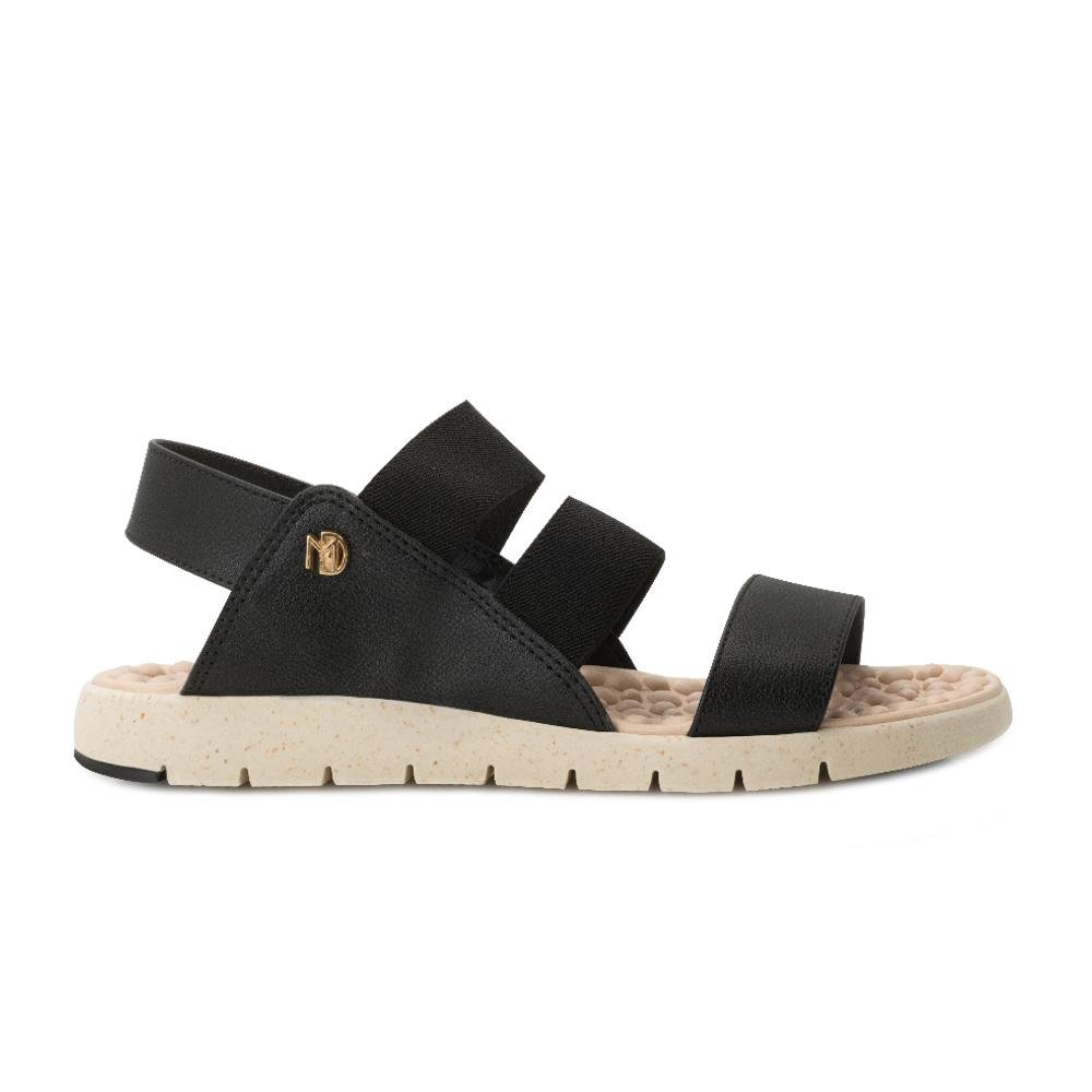 Sandália Modare MD25-71622 Preto/Bege 2