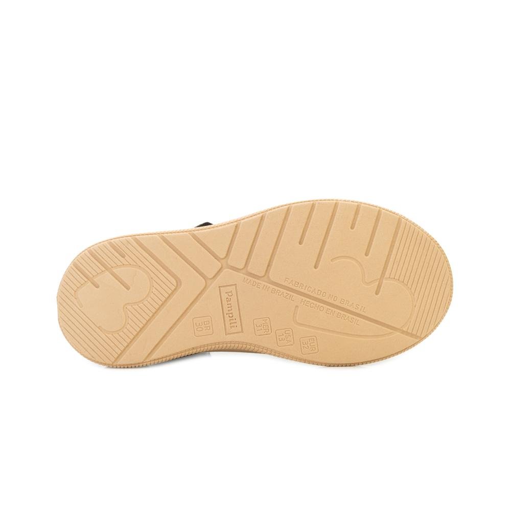 Tênis Cano Médio Infantil Pampili PP25-73607 Preto/Bege 4