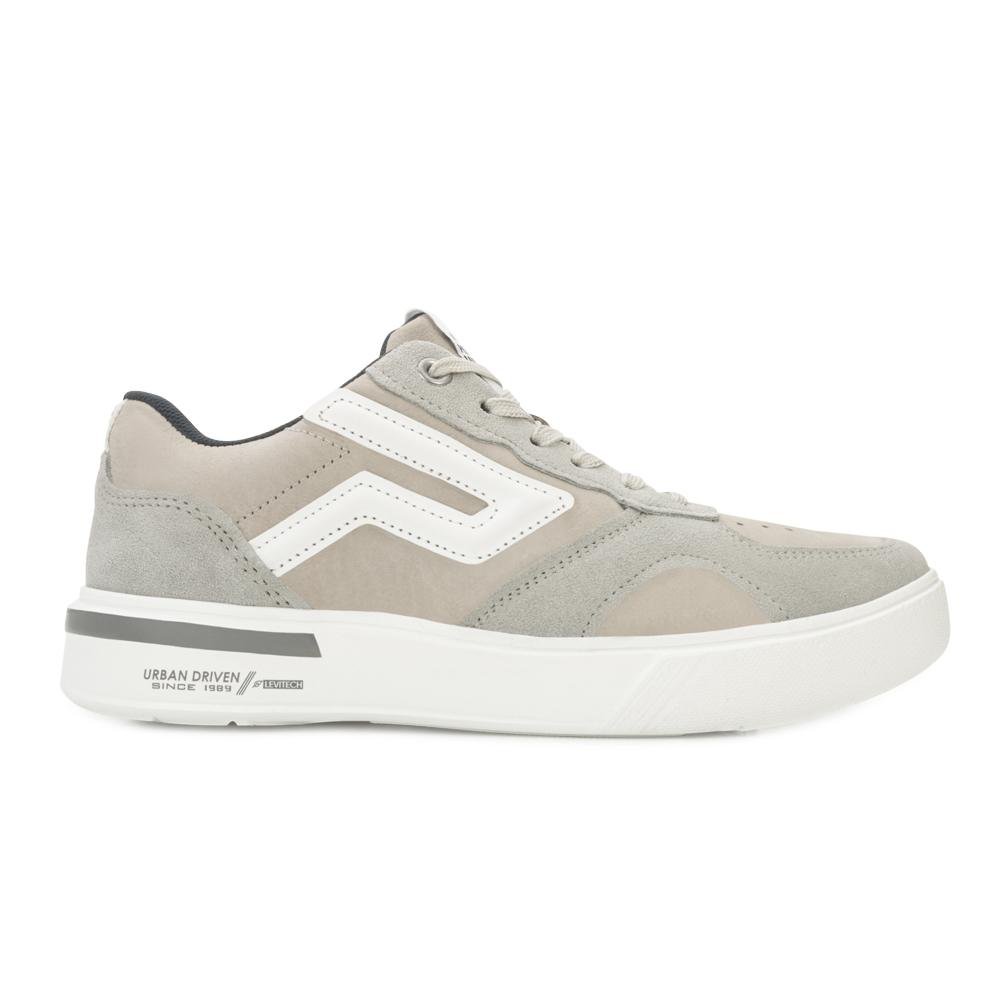Tênis Pegada Couro PG25-11195 Cinza/Branco 2