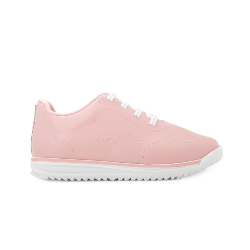 Tênis Casual Molekinha MK25-25832 Rosa/Branco 2