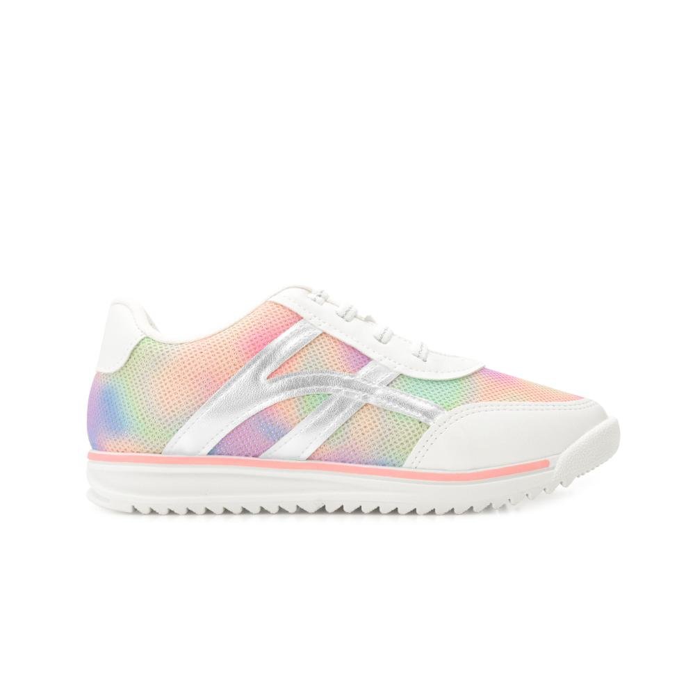 Tênis Casual Molekinha MK25-25832 Branco/Rosa 2