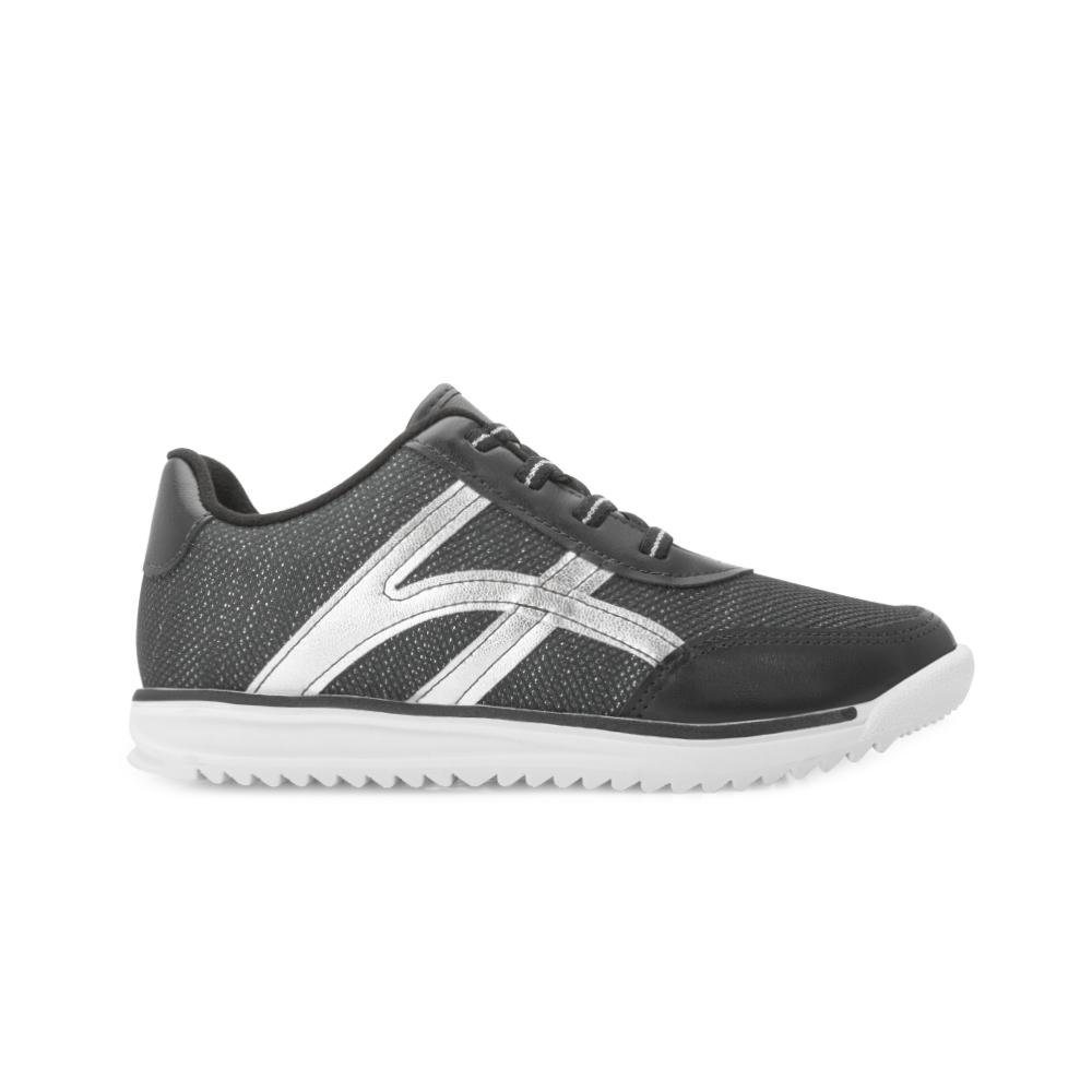 Tênis Casual Molekinha MK25-25832 Preto/Prata 2