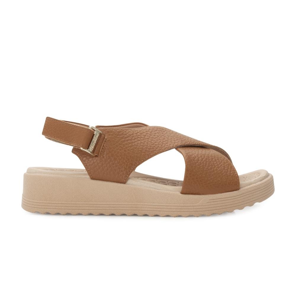 Sandália Plataforma Usaflex C US25-MA10005 Caramelo 2