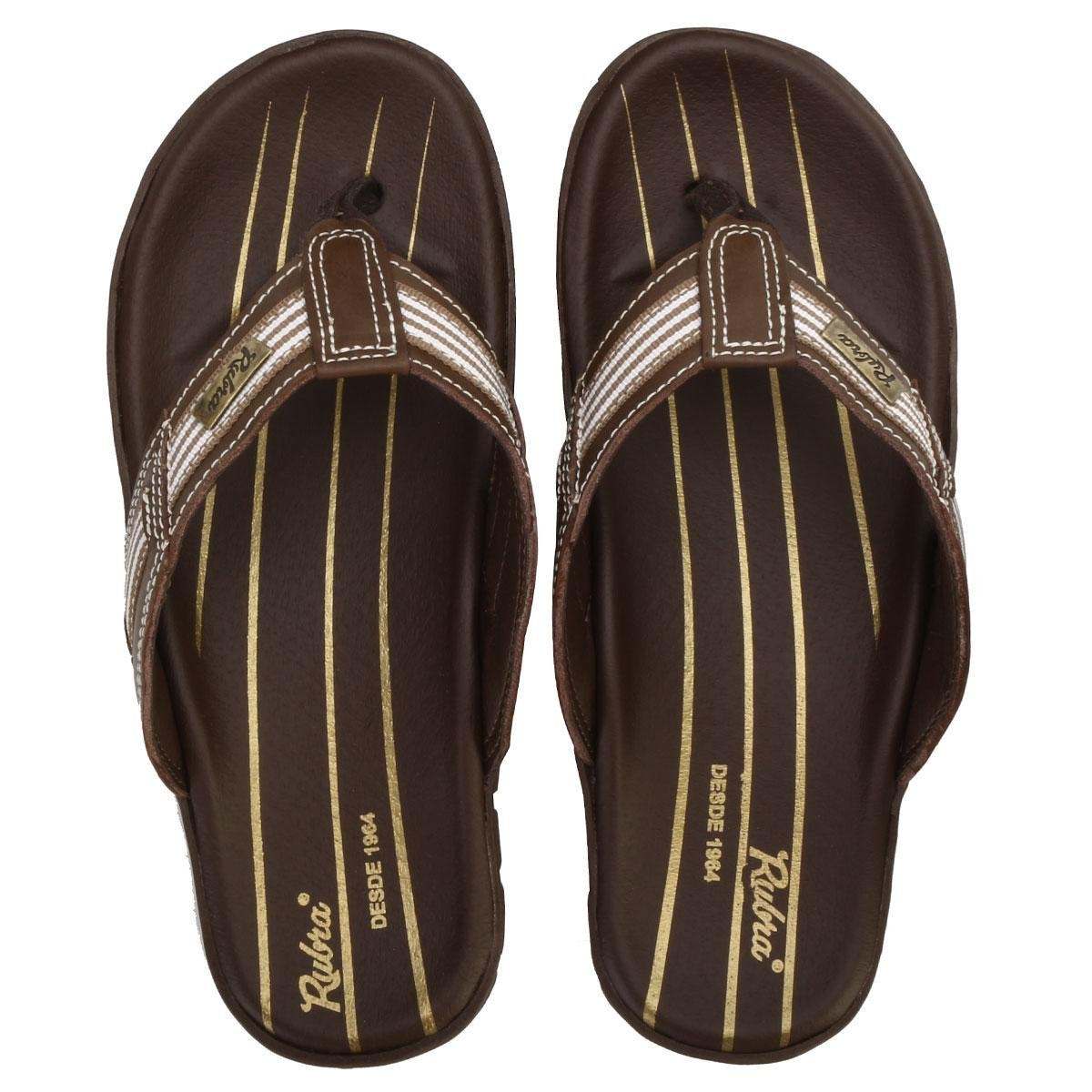 Chinelo Rubra 3302 CO MR Marrom 4