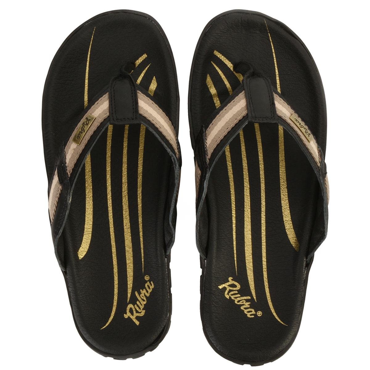 Chinelo Rubra RB18-3302CO Preto/Marrom 4