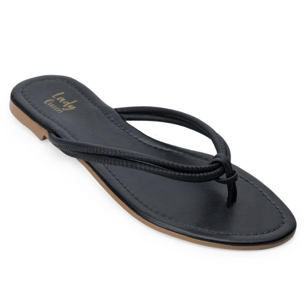 Rasteira Lady Queen AM22-20508 Preto 1