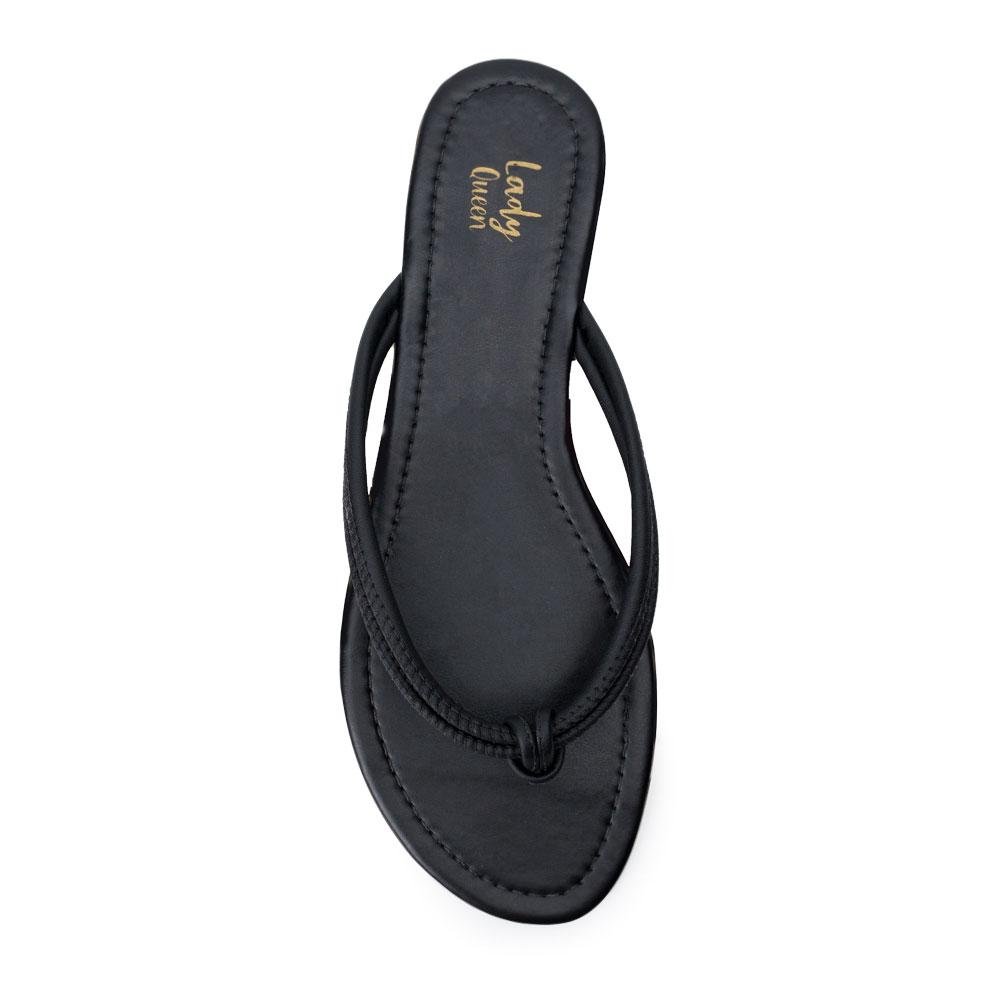 Rasteira Lady Queen AM22-20508 Preto 4