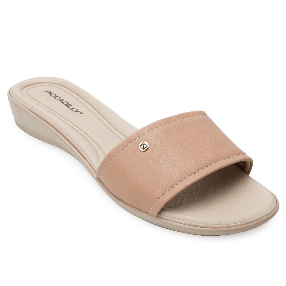 Tamanco Anabela Piccadilly PD21-50027 Nude - Main Image