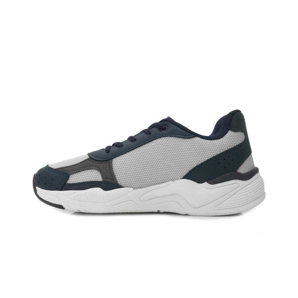 Tênis Kidy K360 Retro Infantil CM KD25-45500 Cinza/Azul Marinho 3