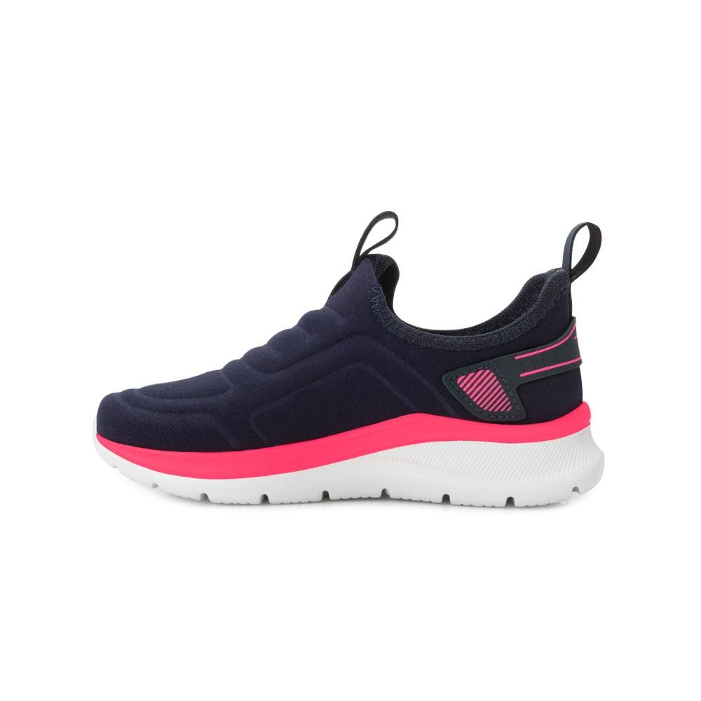 Tênis Slip On Adrun Flex Go Kids MR AD25-98210J Azul Marinho/Rosa 3
