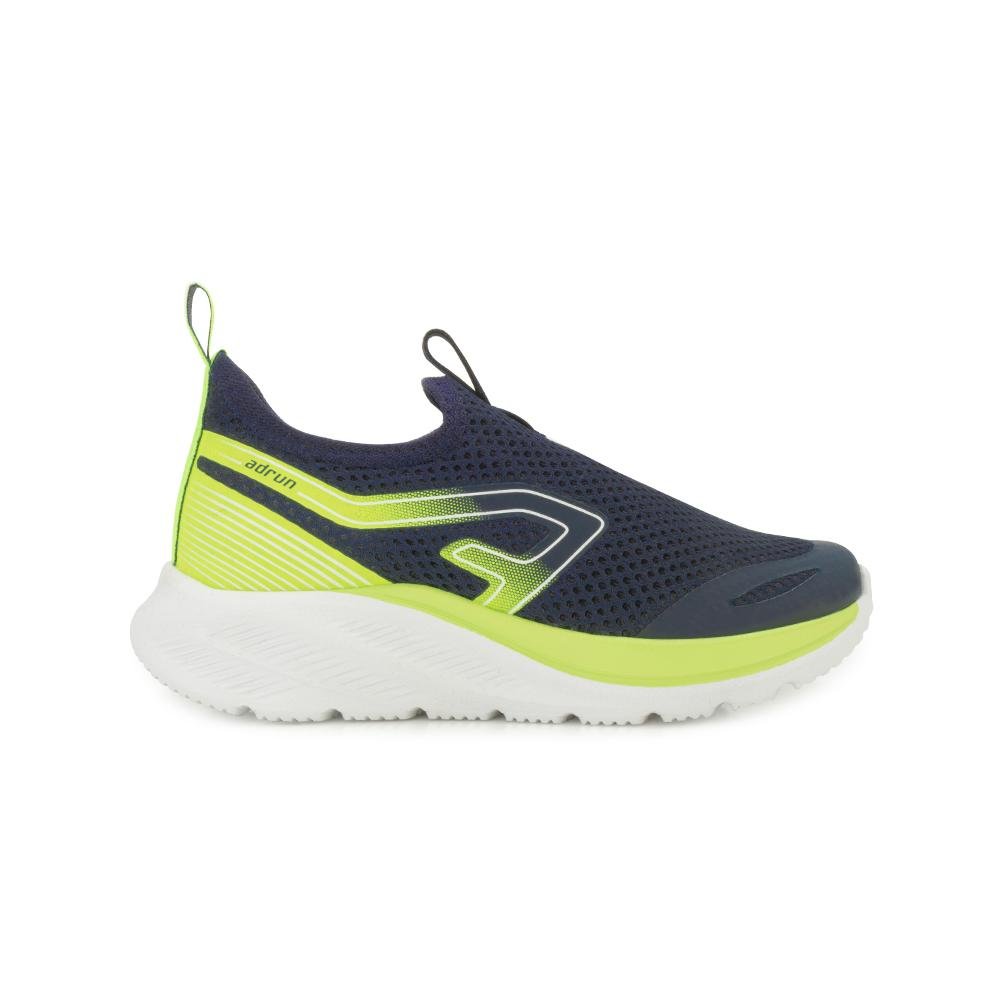 Tênis Iate Adrun Flex Kids MA AD25-107140J Azul Marinho/Verde 2