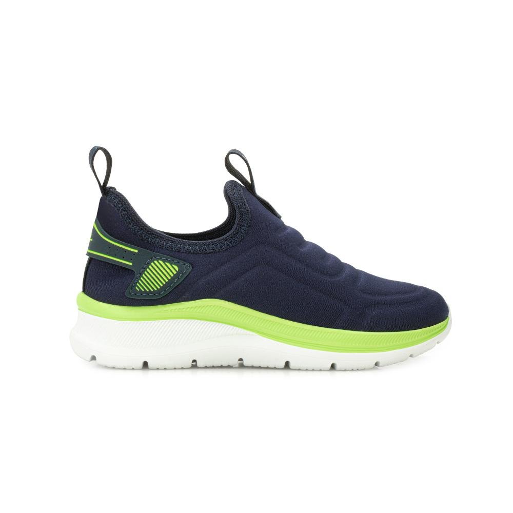 Tênis Iate Adrun Flex Go Kids MA AD25-98210J Azul Marinho/Verde 2