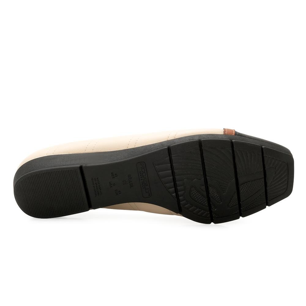 Sapato Piccadilly BG PD25-14732 Bege/Preto 4