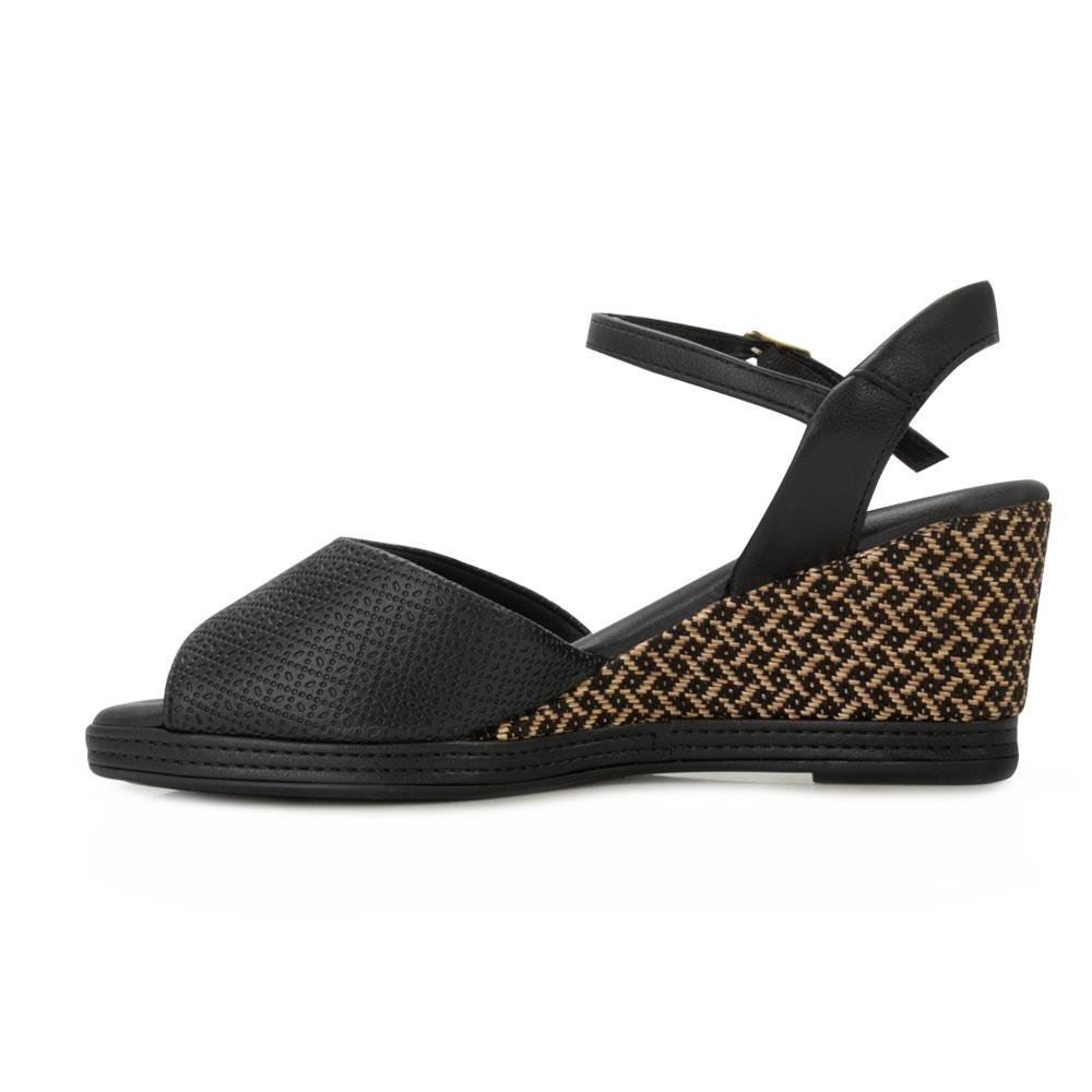 Sandália Anabela Piccadilly PB PD25-40821 Preto 2