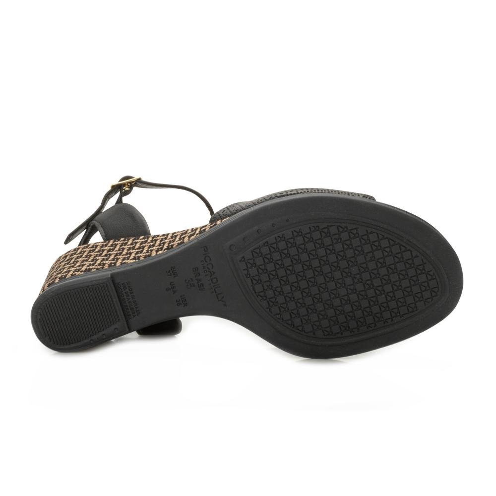 Sandália Anabela Piccadilly PB PD25-40821 Preto 4
