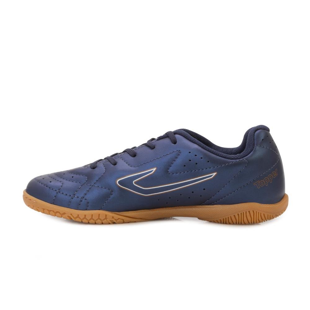 Chuteira Topper MB Futsal Boleiro VI Infantil Azul 3