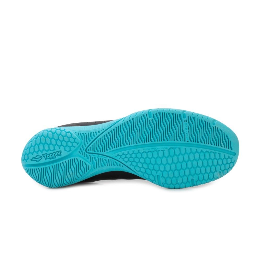 Chuteira Topper PA Futsal Boleiro VI Infantil TP25 Preto 4