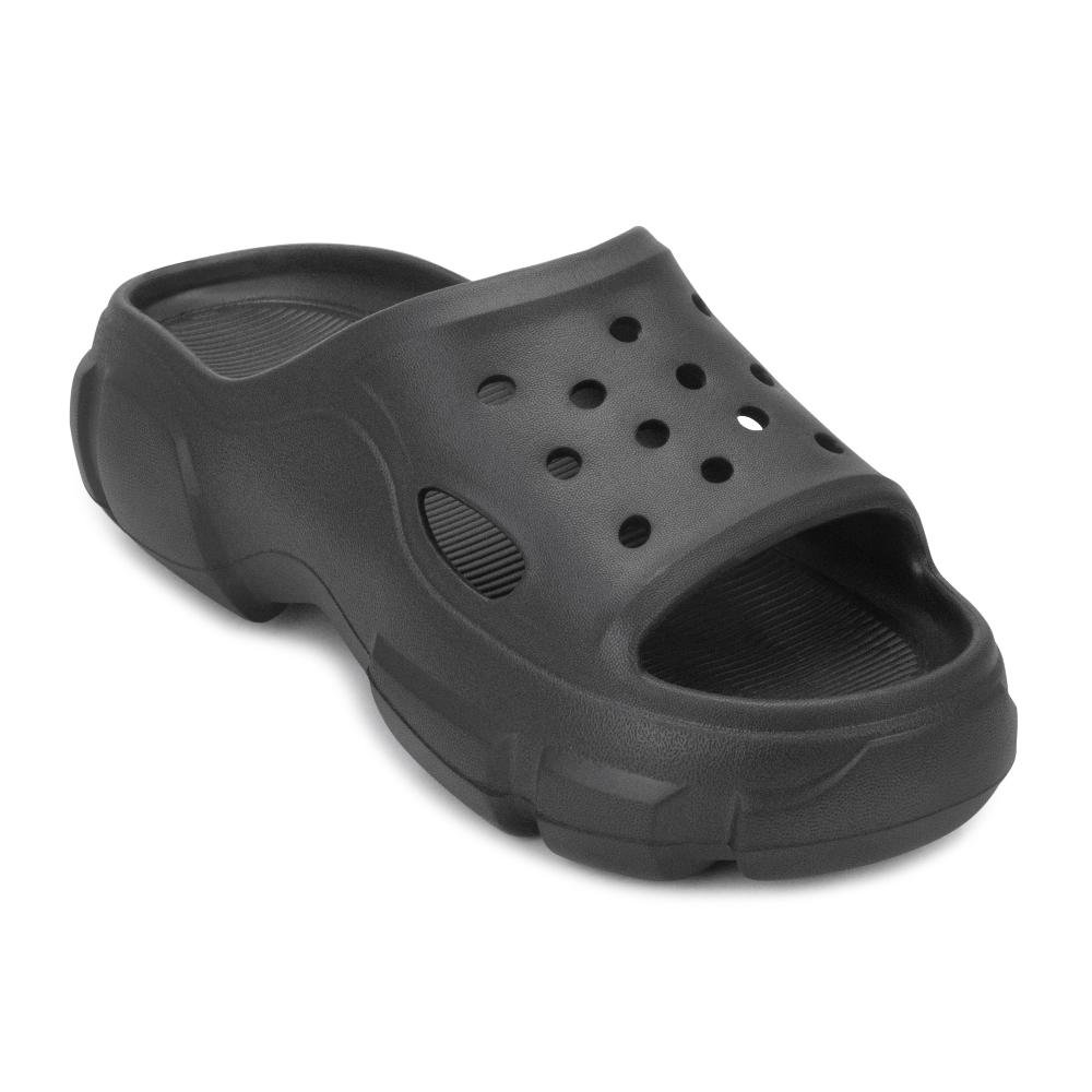 Chinelo B Slide Nuvem Yvate YV25-2501 Preto 4