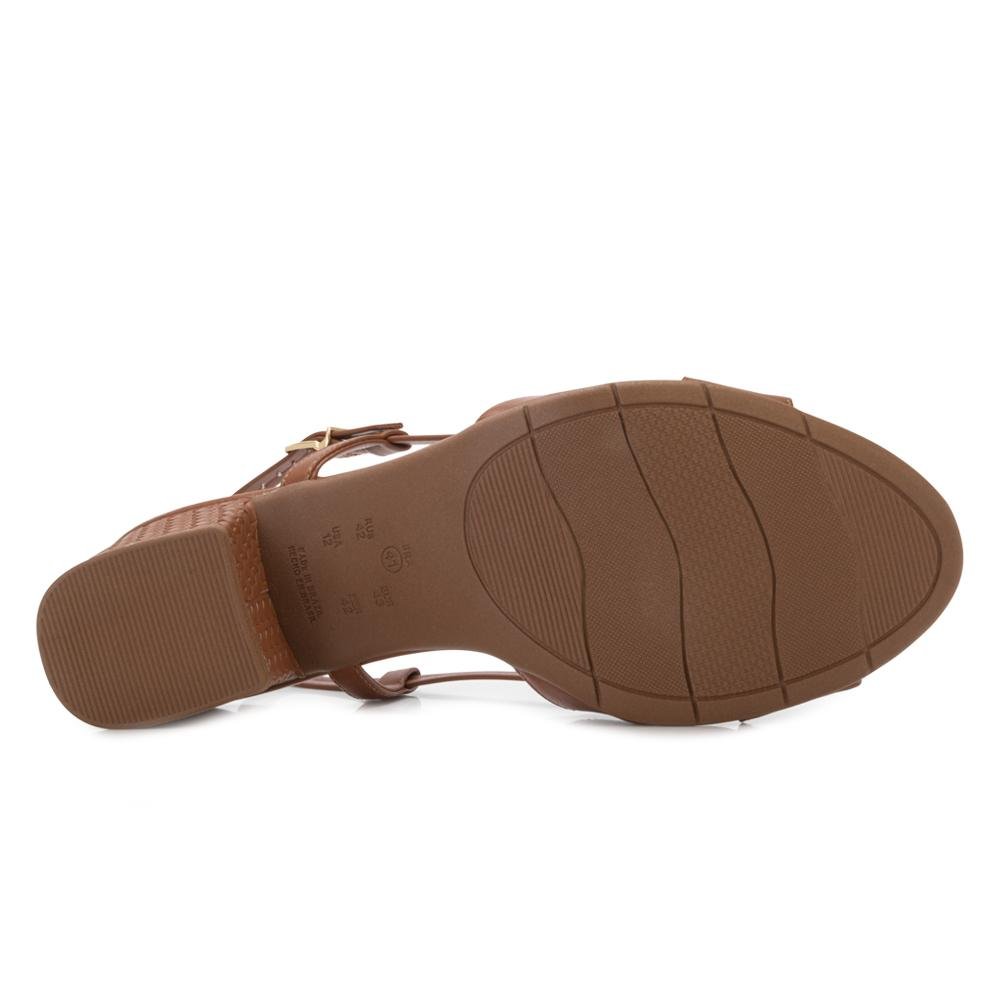 Sandália Comfortflex CD Salto CF25-25574 Marrom 4