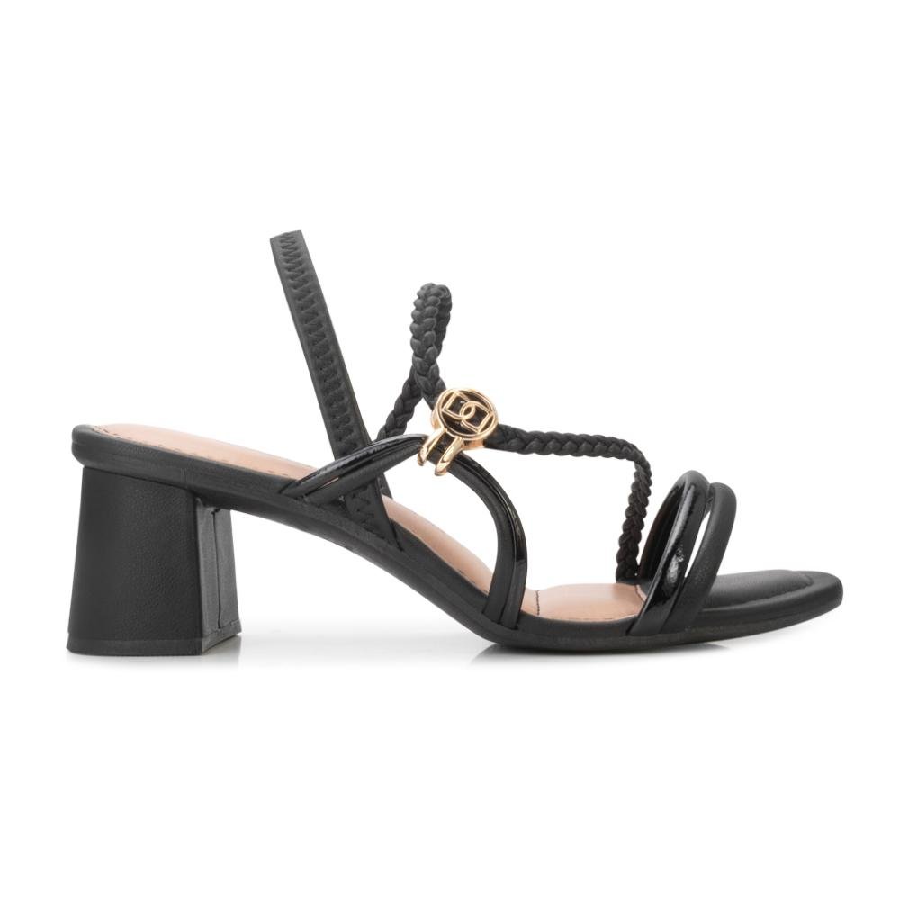 Sandália Salto PN Bloco Dakota DT25-Y9371 Preto 2