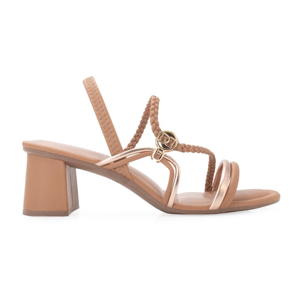 Sandália Salto CR Bloco Dakota DT25-Y9371 Marrom 2