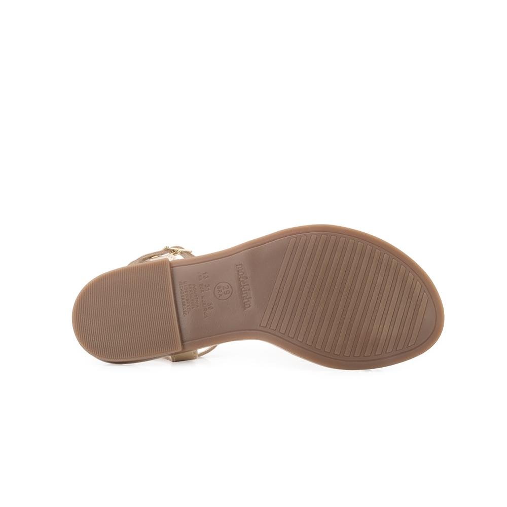 Sandália Molekinha D MK25-23421 Dourado 4