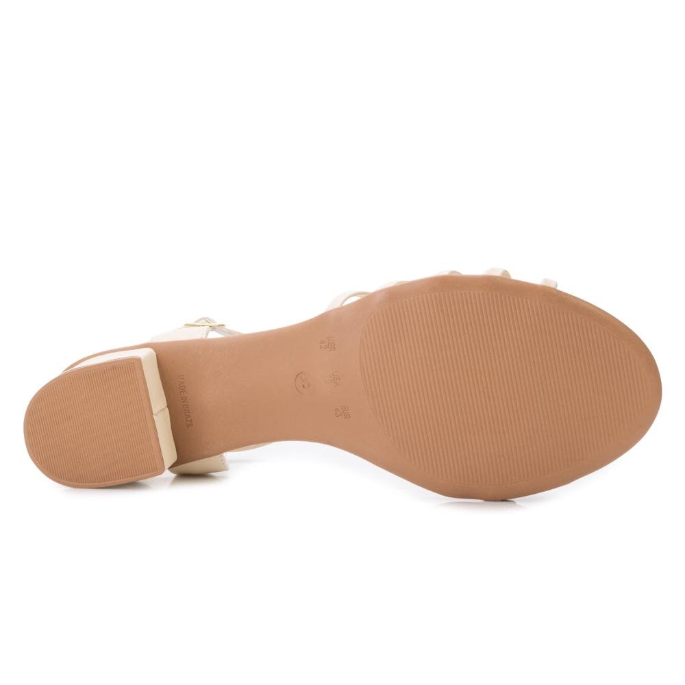 Sandália Salto Sense Joy C-D AF25-BELA32 Bege 4