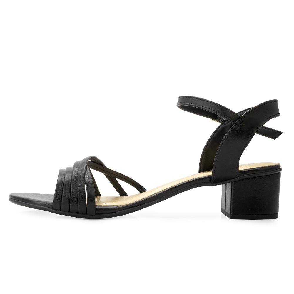Sandália Salto Sense Joy P-D AF25-BELA32 Preto 3