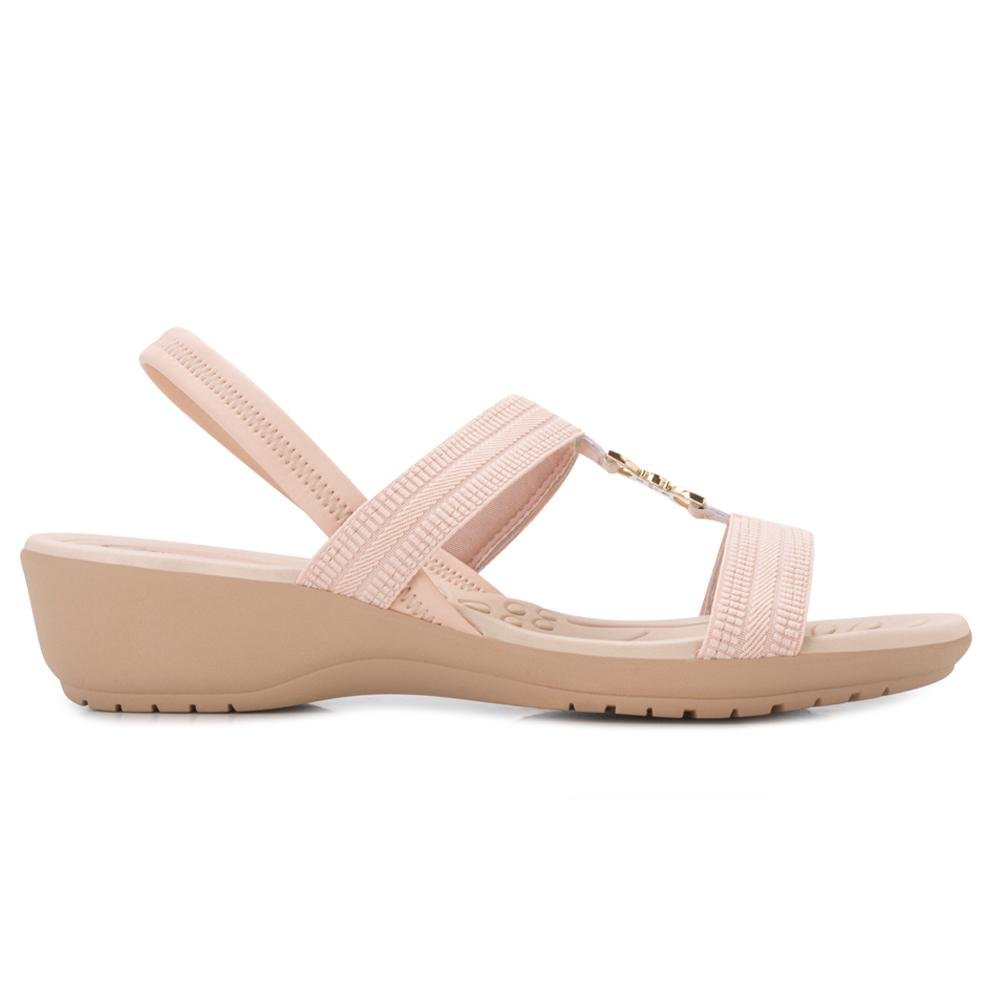 Sandália Anabela Campesi N CP25-CE231 Bege 2