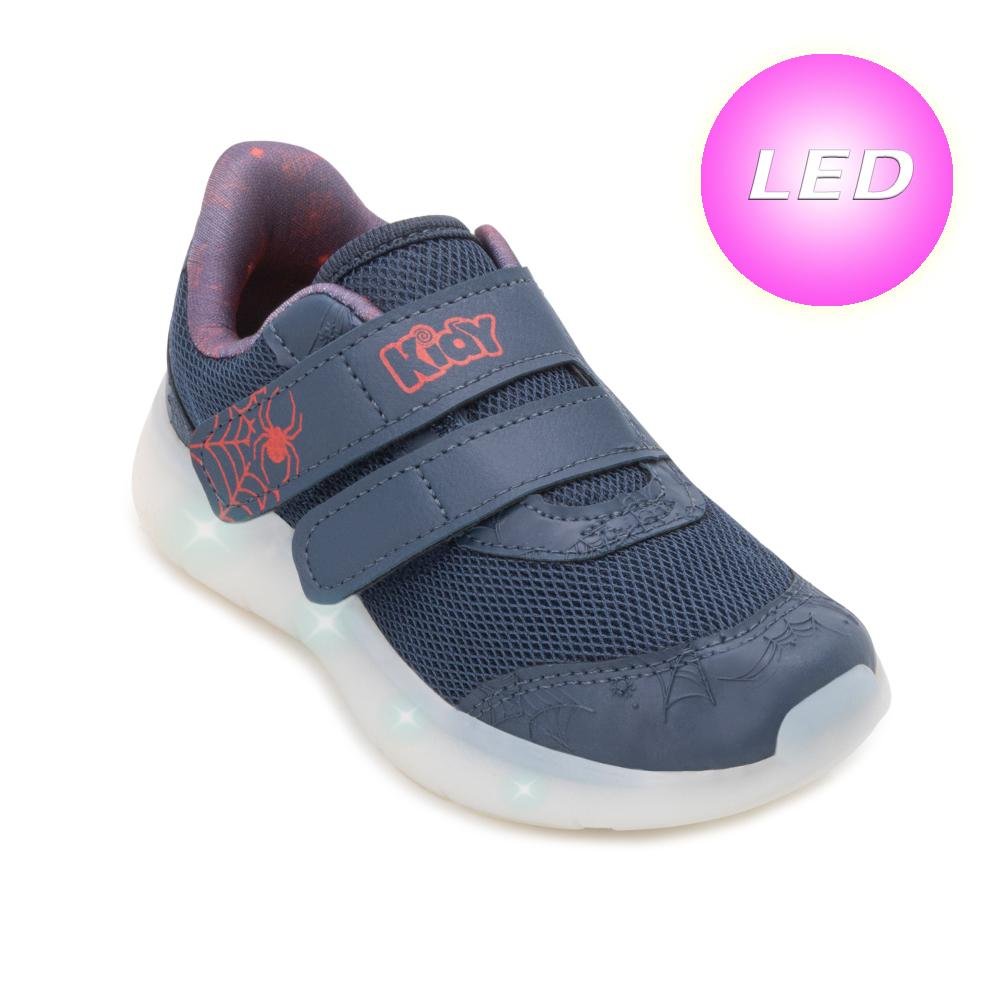 Tênis Led Kidy M-V Flex Light Infantil KD25-02002