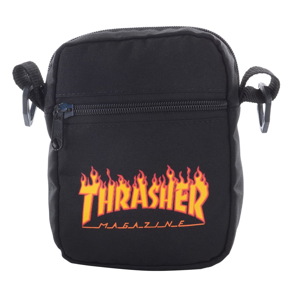 Shoulder Bag Unissex Thrasher Logo Flame