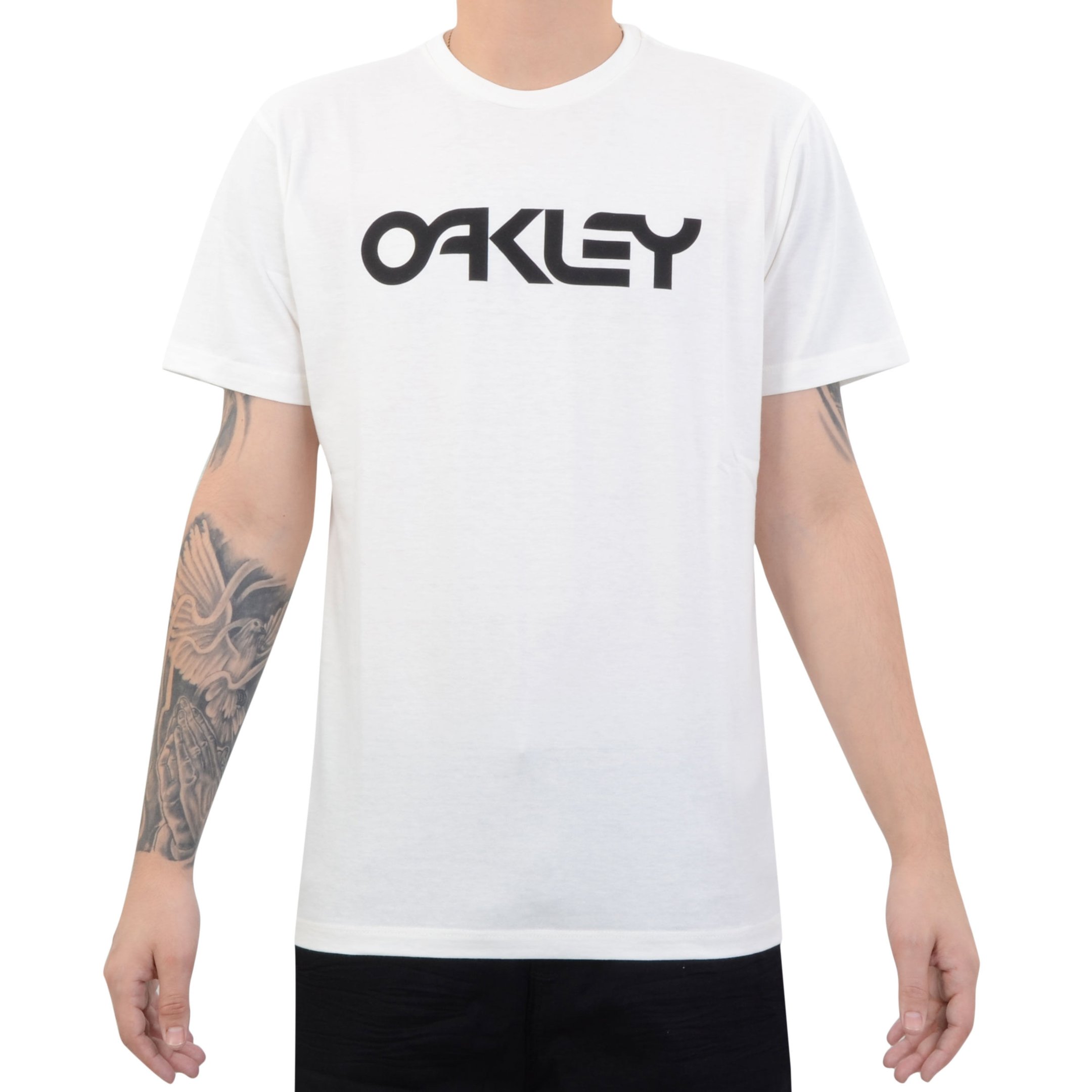 Camiseta Oakley Melhor Preço - Si Oakley Eagle Tab Tee Branco