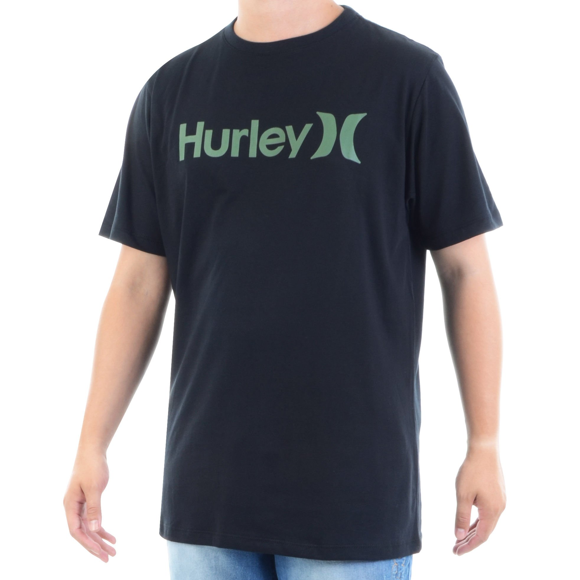 Camiseta Masculina Hurley O&O Solid Details Preto 2