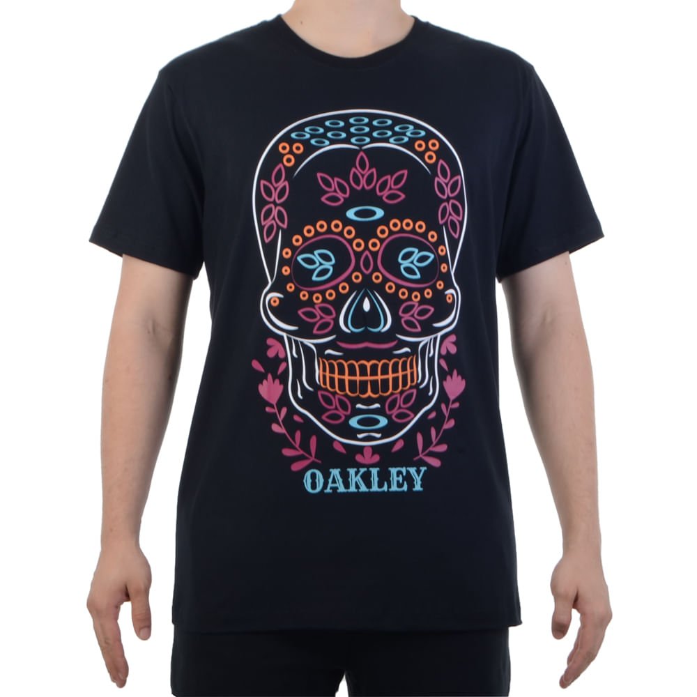 Camiseta Oakley Premium Skull LANÇAMENTO ref 455703-24J