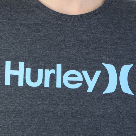 Camiseta Masculina Hurley Details Cinza 4