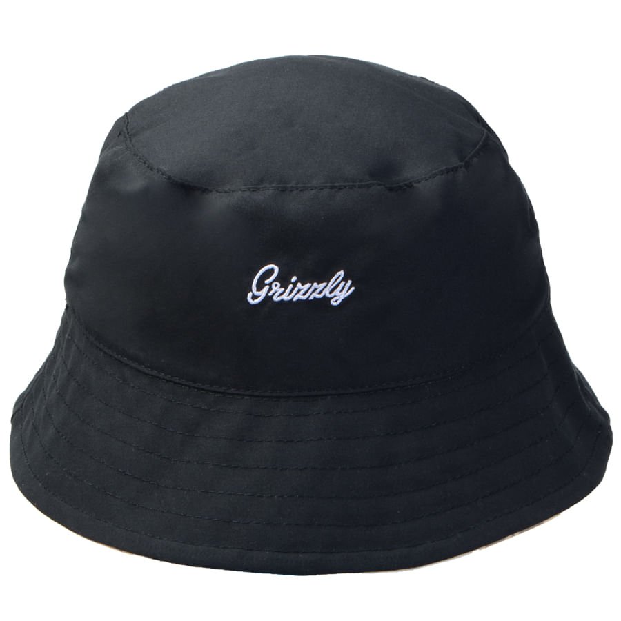 Chapéu Unissex Grizzly Bucket  Basic Dupla Face Preto 1