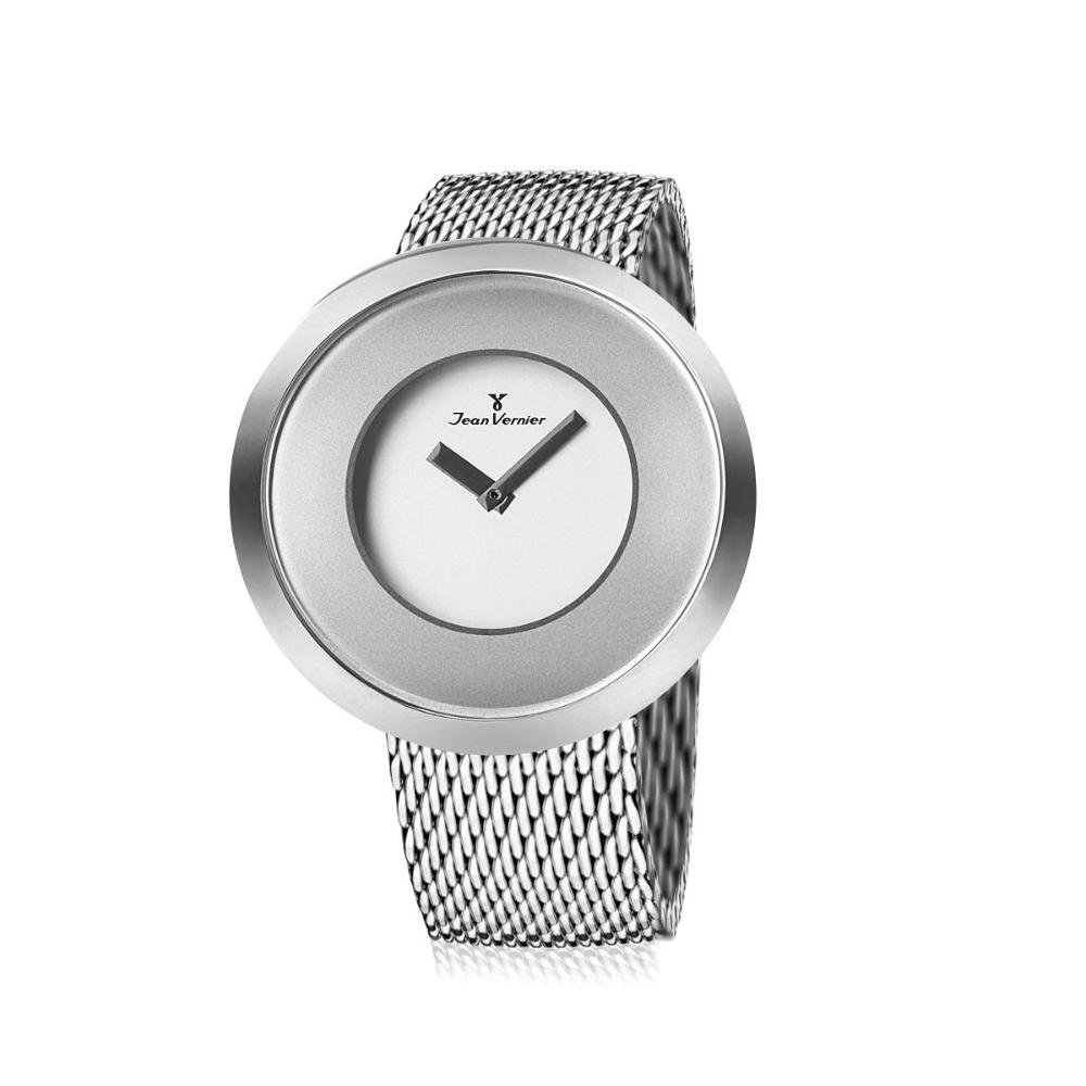 Relógio Pulso Jean Vernier Aço Inoxidável Feminino JV00079A Prata 1