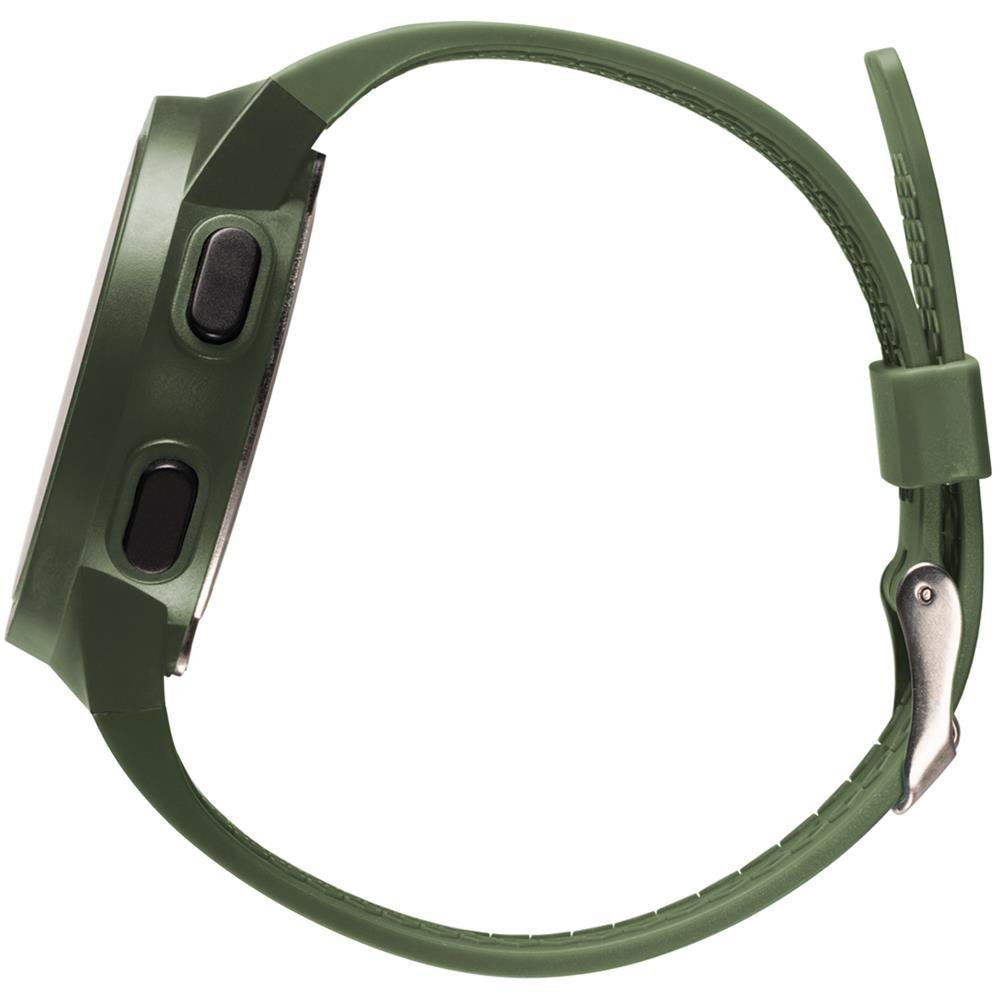 Relógio Pulso Everlast Unissex Silicone E741 Verde Militar 4