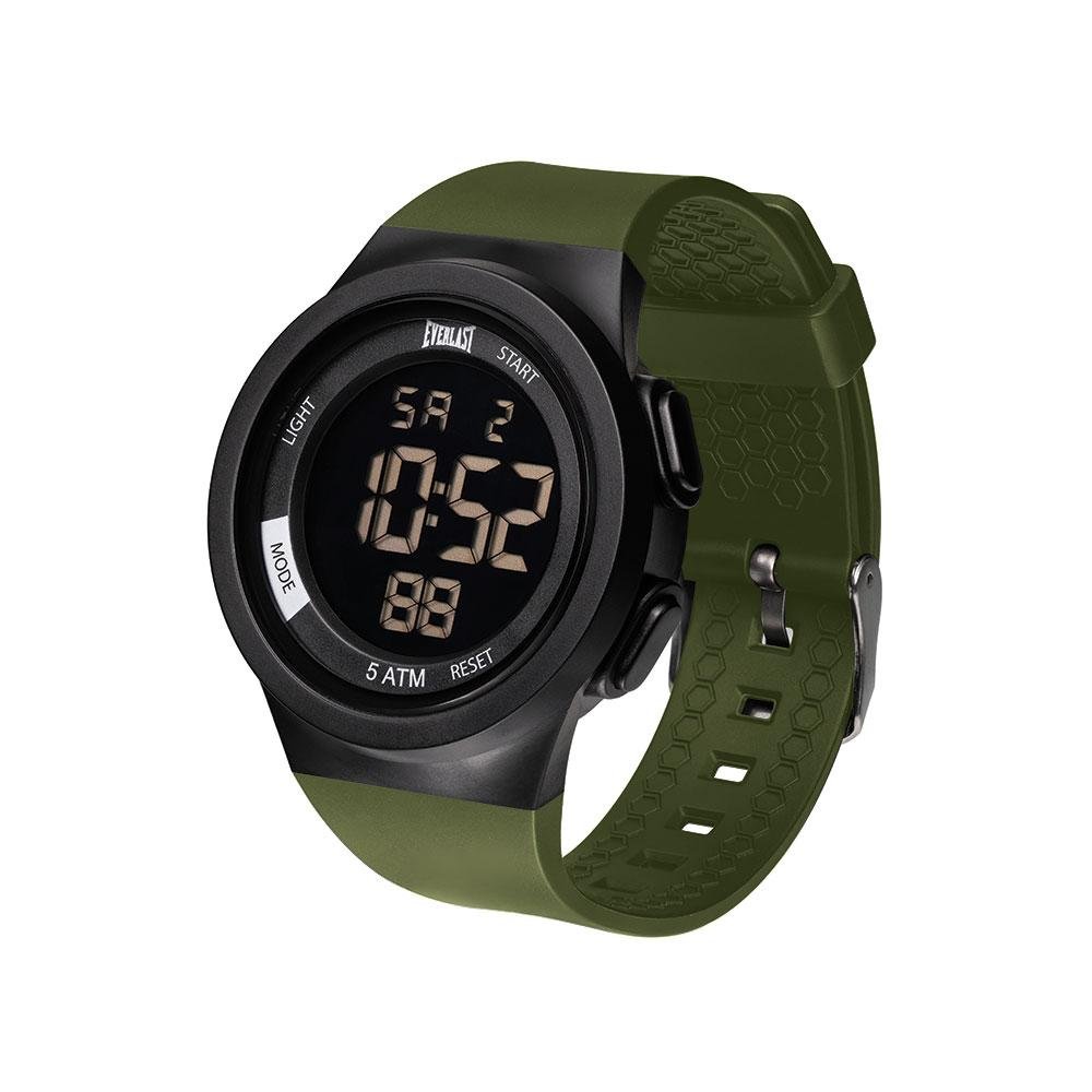 Reloj de pulsera Everlast Relógio de Pulso Esportivo Masculino com Verde a  Prova Dágua até 100 Metros com Garantia de Fábrica de 2 Anos e qualidade  similar a Invicta Technos Mormaii X-Games