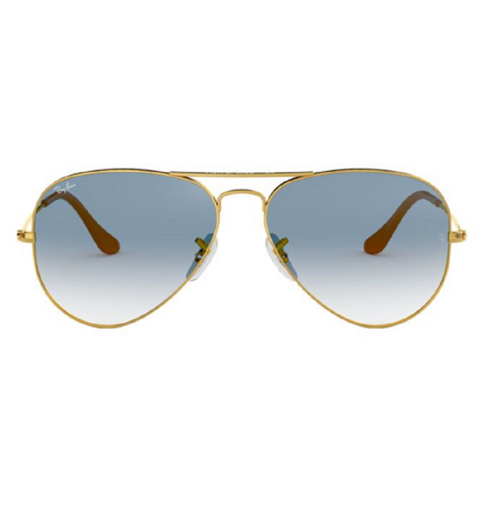 OCULOS SOLAR RAY-BAN METAL AVIADOR RB3025L 001/3F62 Dourado 2