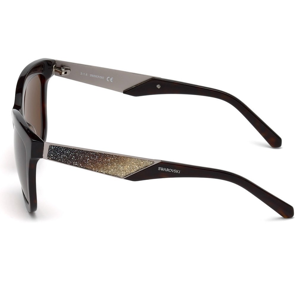Oculos Solar Swarovski Sk0125 5452E Marrom 4