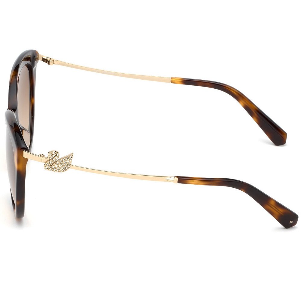 Oculos Solar Swarovski Sk0221 5452F Marrom 3