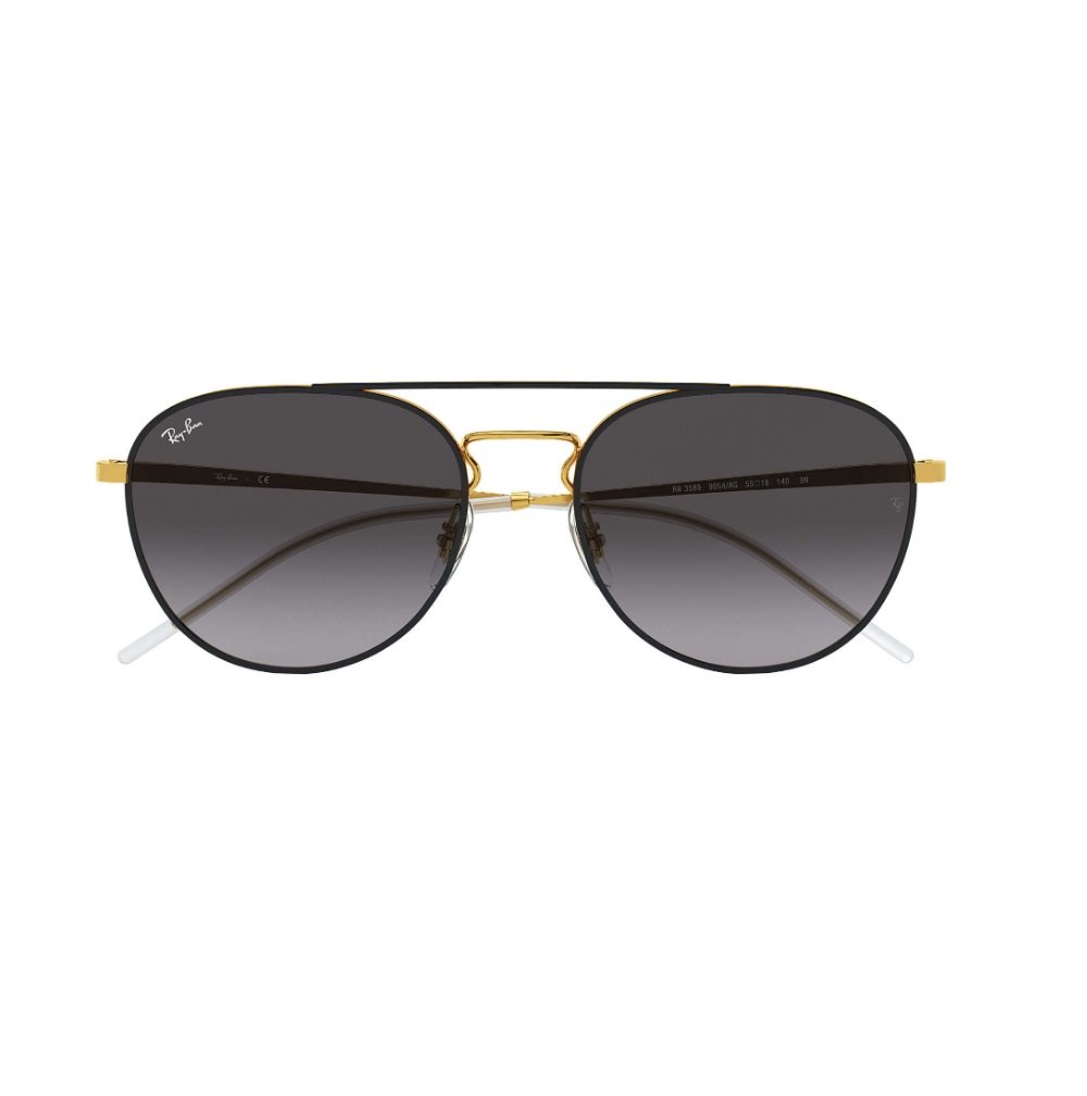OCULOS SOLAR RAY-BAN RB3589 90548G55 Dourado 2