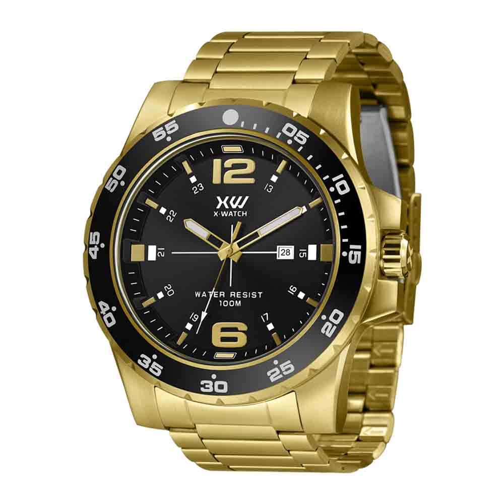 RELOGIO X-WATCH XMGS1036 P2KX Dourado 1