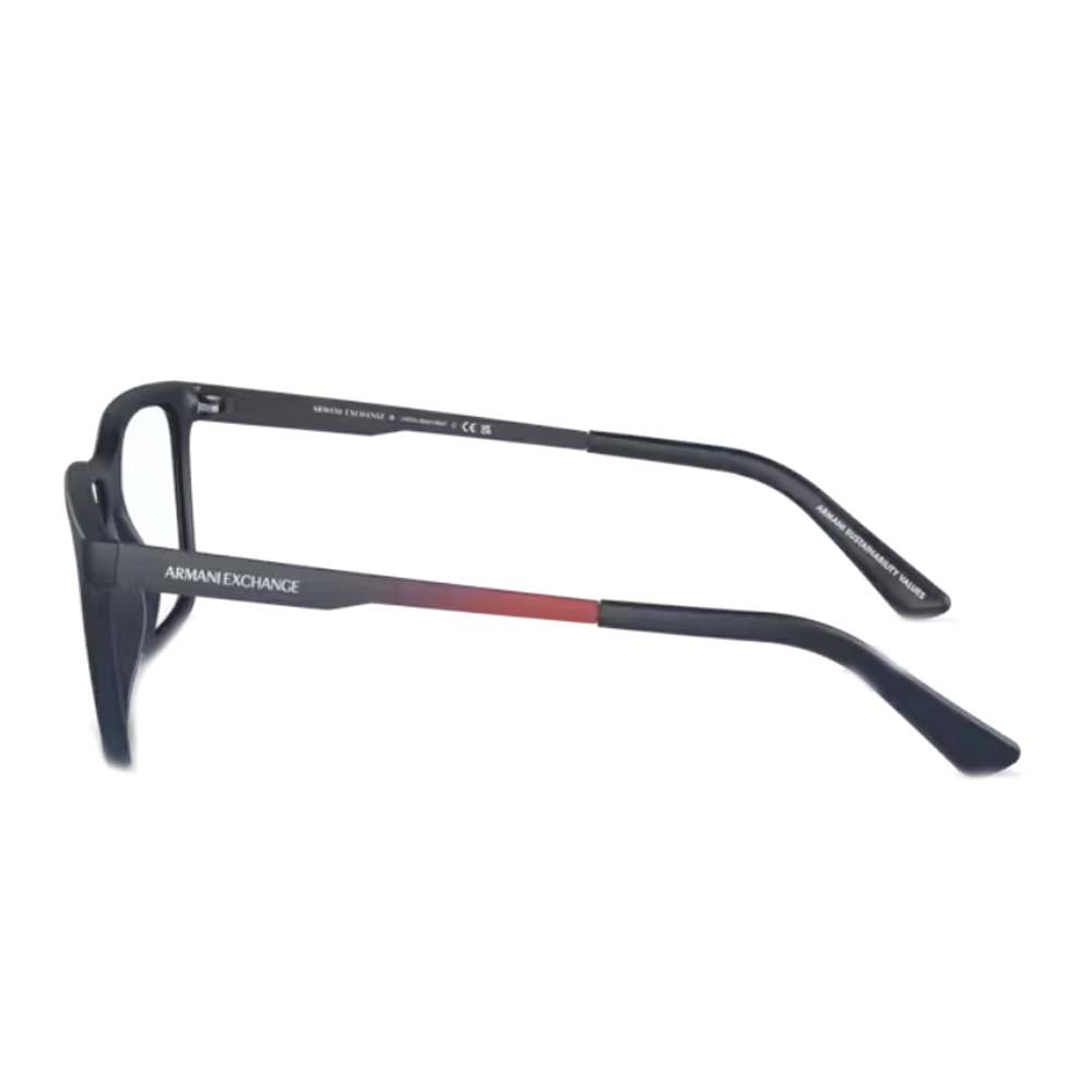 Armacao Armani Exchange Ax3103 8181 55 Azul Marinho 2
