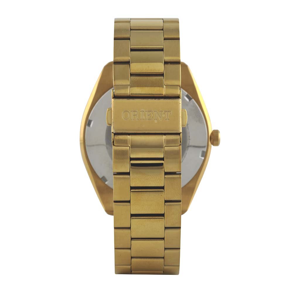 RELOGIO ORIENT AUTOMATICO F49GG025 D1KX Dourado 3