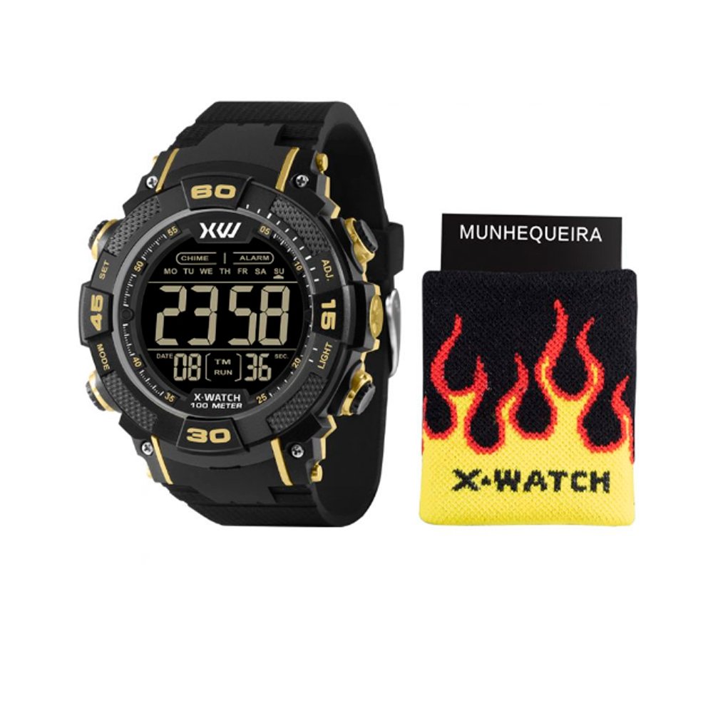 RELOGIO X-WATCH XMPPD796 K0BMPXPX Preto 2