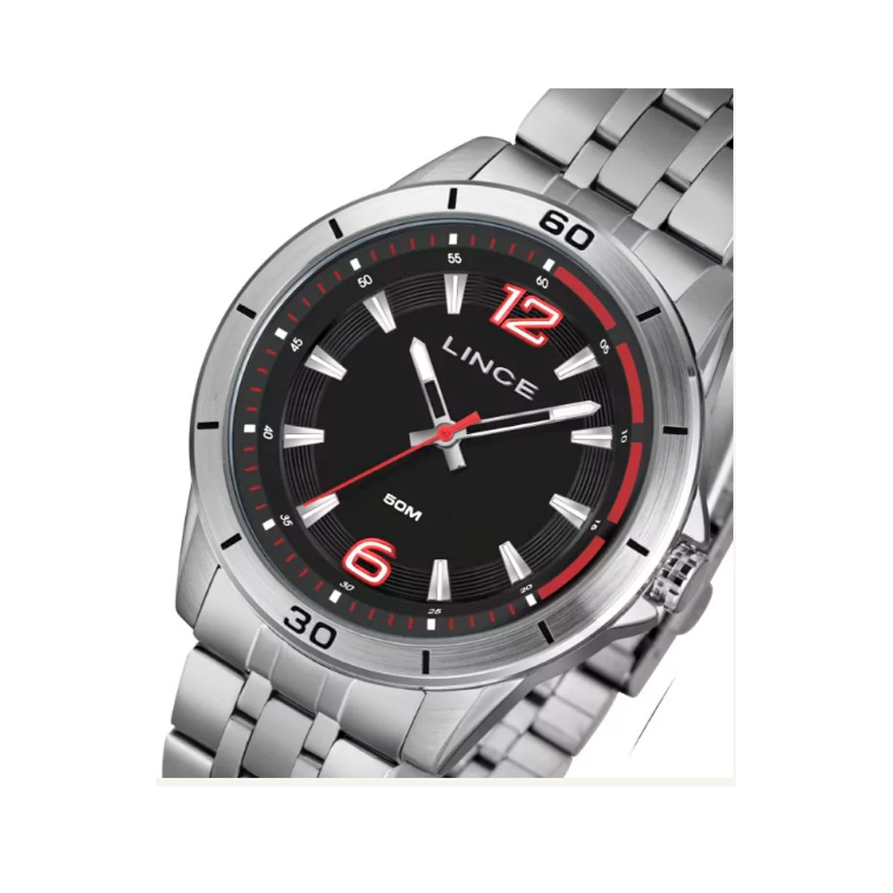 Relogio Lince Mrmm004L46 K0App2Sx Prata/Chumbo 2