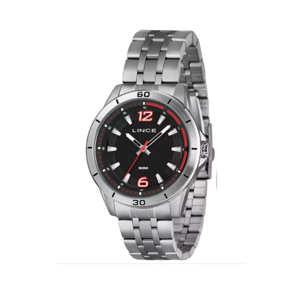 Relogio Lince Mrmm004L46 K0App2Sx Prata/Chumbo 3